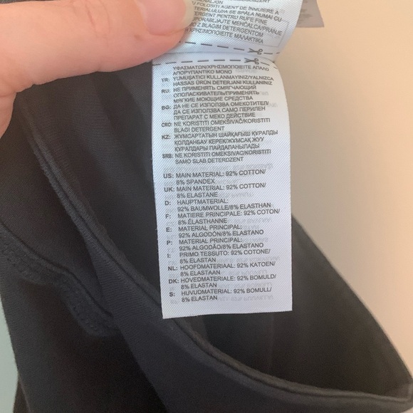 Adidas Black & White 3 Stripes Athletic Leggings Size Small - Picture 8 of 8